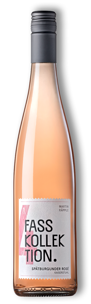 Wein Flasche Spätburgunder Rosé Fasskollektion